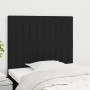 Cabeceros 2 unidades de tela negro 90x5x78/88 cm de vidaXL, Cabeceros y pies de cama - Ref: Foro24-3116554, Precio: 66,38 €, ...