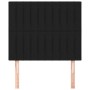 Cabeceros 2 unidades de tela negro 90x5x78/88 cm de vidaXL, Cabeceros y pies de cama - Ref: Foro24-3116554, Precio: 66,38 €, ...