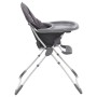 Trona de bebé gris y blanco de vidaXL, Sillas y tronas para niños - Ref: Foro24-10185, Precio: 55,99 €, Descuento: %