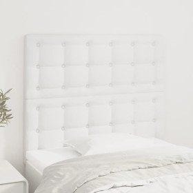 Headboards 2 units of white synthetic leather 90x5x78/88 cm by vidaXL, Headboards and footboards - Ref: Foro24-3116411, Price...