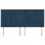 Headboards 4 units of dark blue velvet 100x5x78/88 cm by vidaXL, Headboards and footboards - Ref: Foro24-3116640, Price: 126,...