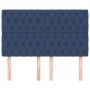 Headboards 4 units of blue fabric 80x7x78/88 cm by vidaXL, Headboards and footboards - Ref: Foro24-3116680, Price: 147,64 €, ...