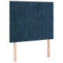 Headboards 2 units of dark blue velvet 90x5x78/88 cm by vidaXL, Headboards and footboards - Ref: Foro24-3116610, Price: 65,64...