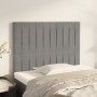 Headboards 2 units of light gray velvet 90x5x78/88 cm by vidaXL, Headboards and footboards - Ref: Foro24-3116606, Price: 66,3...