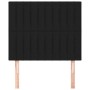 Headboards 2 units of black fabric 80x5x78/88 cm by vidaXL, Headboards and footboards - Ref: Foro24-3116546, Price: 63,55 €, ...