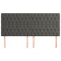 Headboards 4 units of dark gray velvet 100x7x78/88 cm by vidaXL, Headboards and footboards - Ref: Foro24-3116735, Price: 134,...