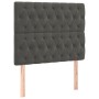 Headboards 2 units of dark gray velvet 90x7x78/88 cm by vidaXL, Headboards and footboards - Ref: Foro24-3116705, Price: 84,54...