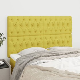 Headboards 4 units of green fabric 80x7x78/88 cm by vidaXL, Headboards and footboards - Ref: Foro24-3116681, Price: 121,99 €,...