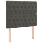 Headboards 2 units of dark gray velvet 100x7x78/88 cm by vidaXL, Headboards and footboards - Ref: Foro24-3116711, Price: 71,3...