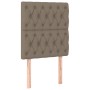 Headboards 2 units of taupe gray fabric 80x7x78/88 cm by vidaXL, Headboards and footboards - Ref: Foro24-3116646, Price: 79,2...