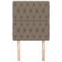 Headboards 2 units of taupe gray fabric 80x7x78/88 cm by vidaXL, Headboards and footboards - Ref: Foro24-3116646, Price: 79,2...