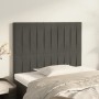 Headboards 2 units of dark gray velvet 80x5x78/88 cm by vidaXL, Headboards and footboards - Ref: Foro24-3116601, Price: 62,99...