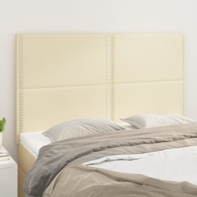 Headboards 4 units cream-colored synthetic leather 72x5x78/88 cm by vidaXL, Headboards and footboards - Ref: Foro24-3116284, ...