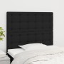 Headboards 2 units of black fabric 90x5x78/88 cm by vidaXL, Headboards and footboards - Ref: Foro24-3116750, Price: 64,35 €, ...