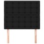 Headboards 2 units of black fabric 90x5x78/88 cm by vidaXL, Headboards and footboards - Ref: Foro24-3116750, Price: 64,35 €, ...