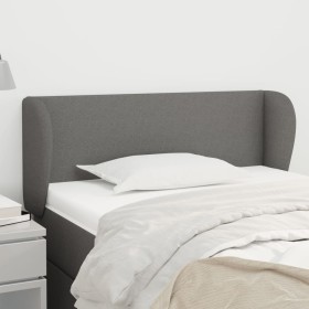 Dark gray fabric headboard 103x23x78/88 cm by vidaXL, Headboards and footboards - Ref: Foro24-3116855, Price: 57,41 €, Discou...