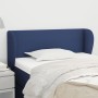 Cabecero de tela azul 103x23x78/88 cm de vidaXL, Cabeceros y pies de cama - Ref: Foro24-3116860, Precio: 52,61 €, Descuento: %