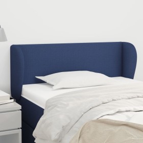 Cabecero de tela azul 103x23x78/88 cm de vidaXL, Cabeceros y pies de cama - Ref: Foro24-3116860, Precio: 55,99 €, Descuento: %