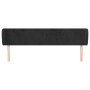 Black velvet headboard 163x23x78/88 cm by vidaXL, Headboards and footboards - Ref: Foro24-3116920, Price: 67,80 €, Discount: %