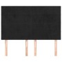 Headboards 4 units black velvet 72x5x78/88 cm by vidaXL, Headboards and footboards - Ref: Foro24-3116382, Price: 123,29 €, Di...