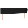 Black fabric headboard 183x23x78/88 cm by vidaXL, Headboards and footboards - Ref: Foro24-3116880, Price: 72,72 €, Discount: %