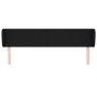 Black fabric headboard 183x23x78/88 cm by vidaXL, Headboards and footboards - Ref: Foro24-3116880, Price: 72,72 €, Discount: %