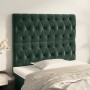 Headboards 2 units of dark green velvet 100x7x78/88 cm by vidaXL, Headboards and footboards - Ref: Foro24-3116713, Price: 84,...