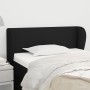 Cabecero de tela negro 83x23x78/88 cm de vidaXL, Cabeceros y pies de cama - Ref: Foro24-3116840, Precio: 45,23 €, Descuento: %