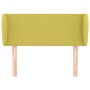 Green fabric headboard 83x23x78/88 cm by vidaXL, Headboards and footboards - Ref: Foro24-3116845, Price: 41,99 €, Discount: %