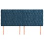 Headboards 4 units of dark blue velvet 100x7x78/88 cm by vidaXL, Headboards and footboards - Ref: Foro24-3116738, Price: 165,...