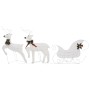 Christmas decoration of reindeer and white garden sleigh 100 LEDs by vidaXL, Christmas lights - Ref: Foro24-3100429, Price: 6...