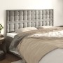 Headboards 4 units of light gray velvet 100x5x78/88 cm by vidaXL, Headboards and footboards - Ref: Foro24-3116832, Price: 135...