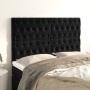 Cabeceros 4 unidades terciopelo negro 72x7x78/88 cm de vidaXL, Cabeceros y pies de cama - Ref: Foro24-3116718, Precio: 149,25...