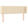 Cabecero de tela color crema 147x23x78/88 cm de vidaXL, Cabeceros y pies de cama - Ref: Foro24-3116867, Precio: 67,45 €, Desc...