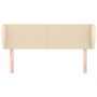 Cabecero de tela color crema 147x23x78/88 cm de vidaXL, Cabeceros y pies de cama - Ref: Foro24-3116867, Precio: 67,45 €, Desc...