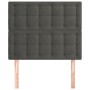 Headboards 2 units of dark gray velvet 80x5x78/88 cm by vidaXL, Headboards and footboards - Ref: Foro24-3116797, Price: 66,39...