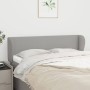 Cabecero de tela gris claro 147x23x78/88 cm de vidaXL, Cabeceros y pies de cama - Ref: Foro24-3116862, Precio: 67,23 €, Descu...