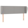 Cabecero de tela gris claro 147x23x78/88 cm de vidaXL, Cabeceros y pies de cama - Ref: Foro24-3116862, Precio: 67,23 €, Descu...