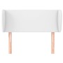 White synthetic leather headboard 83x23x78/88 cm by vidaXL, Headboards and footboards - Ref: Foro24-3116937, Price: 52,15 €, ...