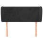 Black velvet headboard 93x23x78/88 cm by vidaXL, Headboards and footboards - Ref: Foro24-3116902, Price: 52,15 €, Discount: %