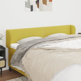 Green fabric headboard 163x23x78/88 cm by vidaXL, Headboards and footboards - Ref: Foro24-3117017, Price: 62,47 €, Discount: %