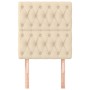 Headboards 2 units cream-colored fabric 80x7x78/88 cm by vidaXL, Headboards and footboards - Ref: Foro24-3116647, Price: 80,1...