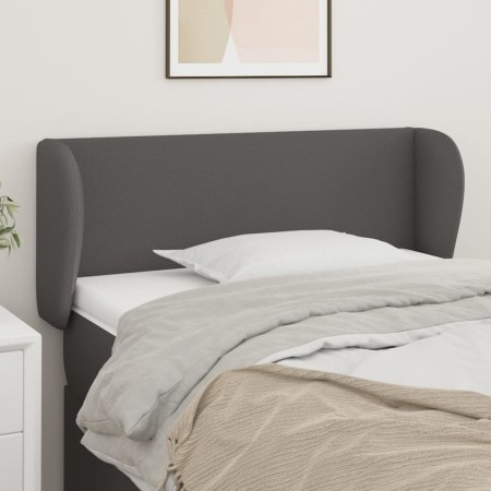 Gray synthetic leather headboard 103x23x78/88 cm by vidaXL, Headboards and footboards - Ref: Foro24-3116952, Price: 50,99 €, ...