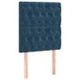 Headboards 2 units of dark blue velvet 80x7x78/88 cm by vidaXL, Headboards and footboards - Ref: Foro24-3116702, Price: 78,47...