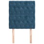 Headboards 2 units of dark blue velvet 80x7x78/88 cm by vidaXL, Headboards and footboards - Ref: Foro24-3116702, Price: 78,47...