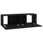 Set de muebles para TV 8 piezas madera contrachapada negro de vidaXL, Muebles TV - Ref: Foro24-3114295, Precio: 404,91 €, Des...