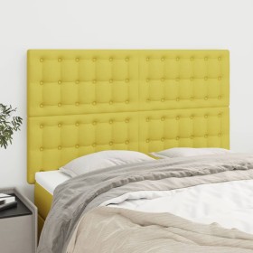 Headboards 4 units green fabric 72x5x78/88 cm by vidaXL, Headboards and footboards - Ref: Foro24-3116771, Price: 90,99 €, Dis...