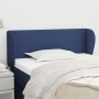 Cabecero de tela azul 93x23x78/88 cm de vidaXL, Cabeceros y pies de cama - Ref: Foro24-3116992, Precio: 56,99 €, Descuento: %