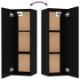 Set de muebles para TV 8 piezas madera contrachapada negro de vidaXL, Muebles TV - Ref: Foro24-3114295, Precio: 404,91 €, Des...