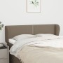 Taupe gray fabric headboard 147x23x78/88 cm by vidaXL, Headboards and footboards - Ref: Foro24-3117006, Price: 76,36 €, Disco...